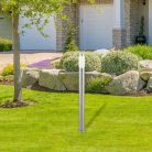 Rábalux 8265 Inox torch kültéri állólámpa, 1m, 40W, E27