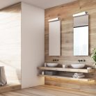 Rábalux 2066 Matt LED beltéri fürdőlámpa, króm, 15W, L55cm, 4000K