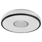 Rábalux 2119 Sedona beltéri LED mennyezeti lámpa, fekete 24W, D40cm
