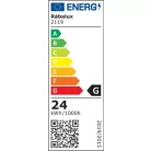 Rábalux 2119 Sedona beltéri LED mennyezeti lámpa, fekete 24W, D40cm
