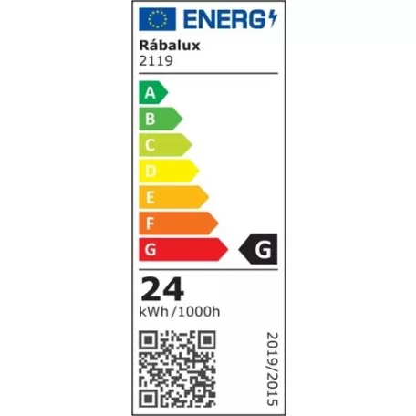 Rábalux 2119 Sedona beltéri LED mennyezeti lámpa, fekete 24W, D40cm
