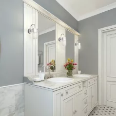   Rábalux 2194 Niagara beltéri fali fürdőlámpa, króm, E14, 1x40W