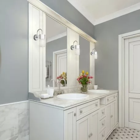 Rábalux 2194 Niagara beltéri fali fürdőlámpa, króm, E14, 1x40W