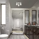 Rábalux 2195 Niagara beltéri fürdőlámpa, króm, E14, 3x40W