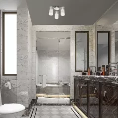   Rábalux 2195 Niagara beltéri fürdőlámpa, króm, E14, 3x40W