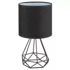 Rábalux 3016 Kinga beltéri éjjeli lámpa, fekete, E14, 1x40W