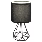 Rábalux 3016 Kinga beltéri éjjeli lámpa, fekete, E14, 1x40W