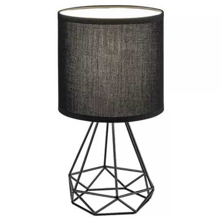 Rábalux 3016 Kinga beltéri éjjeli lámpa, fekete, E14, 1x40W