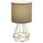 Rábalux 3017 Kinga beltéri éjjeli lámpa, arany, E14, 1x40W