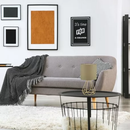 Rábalux 3017 Kinga beltéri éjjeli lámpa, arany, E14, 1x40W