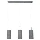 Rábalux 3019 Callia beltéri függeszték, szürke, E14, 3x25W