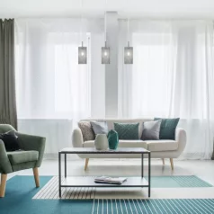   Rábalux 3019 Callia beltéri függeszték, szürke, E14, 3x25W