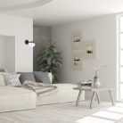 Rábalux 3059 Calista beltéri fali lámpa, fekete, G9, 1x28W