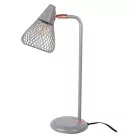Rábalux 3182 Fanny beltéri asztali lámpa, szürke, E14, 1X25W, H46