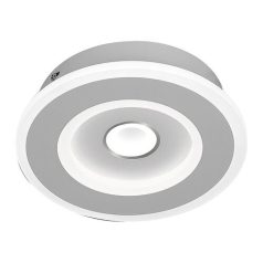   Rábalux 6959 Taneli beltéri fali LED lámpa, kerek, fehér-króm, 20W
