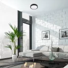 Rábalux 3283 Foster beltéri mennyezeti lámpa, fekete, 28W