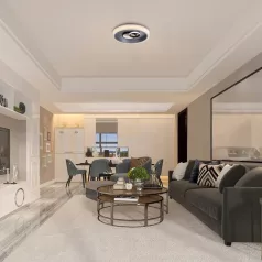 Rábalux 3319 Portia beltéri mennyezeti lámpa, ezüst, 40W