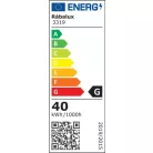 Rábalux 3319 Portia beltéri mennyezeti lámpa, ezüst, 40W