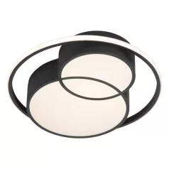 Rábalux 3320 Zenith beltéri mennyezeti lámpa, fekete, 40W