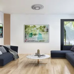   Rábalux 3324 Thalassa beltéri mennyezeti lámpa, ezüst, 40W