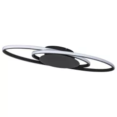 Rábalux 3331 Vesta beltéri mennyezeti lámpa, fekete, 50W