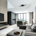 Rábalux 3331 Vesta beltéri mennyezeti lámpa, fekete, 50W