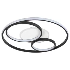 Rábalux 3335 Aquila beltéri mennyezeti lámpa, fekete, 50W