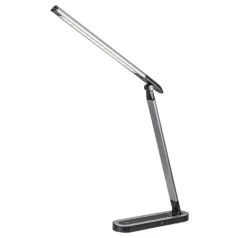   Rábalux 3350 Misha beltéri asztali lámpa, fekete ezüst, 7W