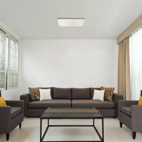 Rábalux 3410 Oscar beltéri mennyezeti lámpa, króm, 36W, L63cm