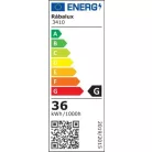 Rábalux 3410 Oscar beltéri mennyezeti lámpa, króm, 36W, L63cm