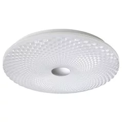   Rábalux 3440 Galeti beltéri mennyezeti lámpa, ezüst, 24W, D40cm