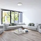 Rábalux 3478 Linden beltéri mennyezeti lámpa, króm, 50W, D50cm