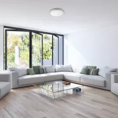   Rábalux 3478 Linden beltéri mennyezeti lámpa, króm, 50W, D50cm