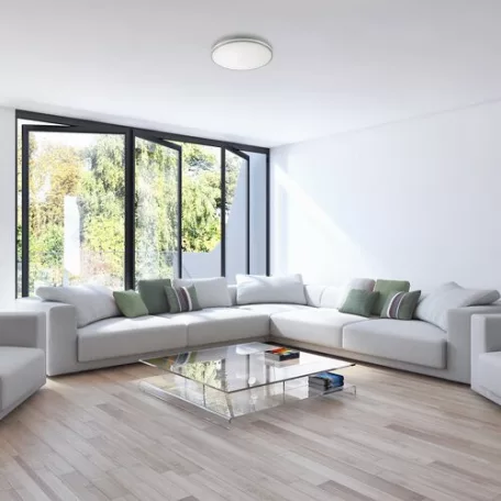 Rábalux 3478 Linden beltéri mennyezeti lámpa, króm, 50W, D50cm