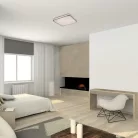 Rábalux 3479 Linden beltéri mennyezeti lámpa, króm, 72W, 45cm