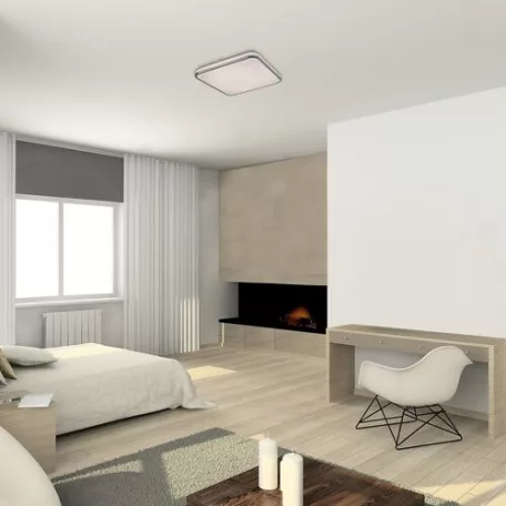 Rábalux 3479 Linden beltéri mennyezeti lámpa, króm, 72W, 45cm