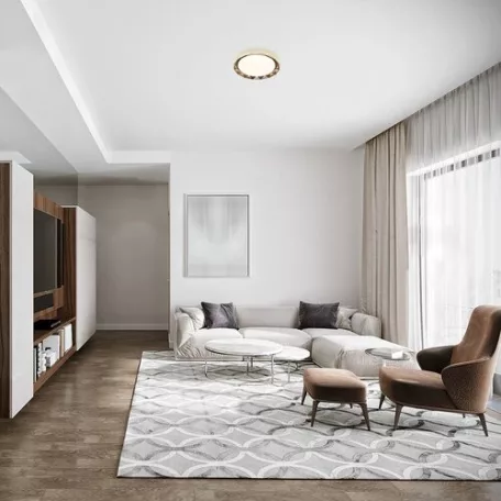 Rábalux 3482 Arcadia beltéri mennyezeti lámpa, szürke, 48W