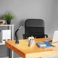 Rábalux 3517 Lionel beltéri asztali lámpa, fekete, 5W