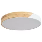 Rábalux 3527 Maple beltéri mennyezeti lámpa, fa/fehér, 24W, D42cm