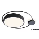 Rábalux 3529 Saphira beltéri mennyezeti lámpa, fekete, 28W