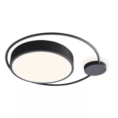   Rábalux 3530 Saphira beltéri mennyezeti lámpa, fekete, 48W