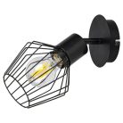 Rábalux 3534 Belano beltéri spotlámpa, fekete, E27, 1x40W