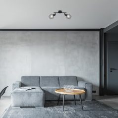 Rábalux 3535 Belano beltéri spotlámpa, fekete, E27, 2x40W