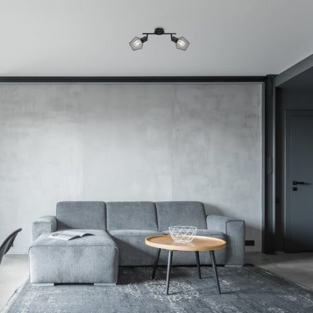 Rábalux 3535 Belano beltéri spotlámpa, fekete, E27, 2x40W