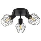 Rábalux 3536 Belano beltéri spotlámpa, fekete, E27, 3x40W