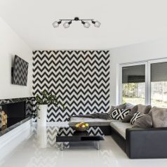 Rábalux 3537 Belano beltéri spotlámpa, fekete, E27, 4x40W