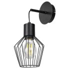 Rábalux 3538 Belano beltéri fali lámpa, E27, fekete, 1x40W