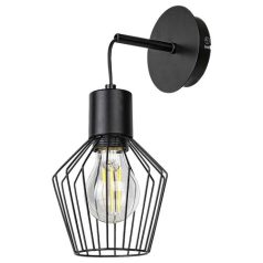   Rábalux 3538 Belano beltéri fali lámpa, E27, fekete, 1x40W