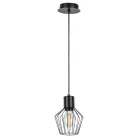 Rábalux 3539 Belano beltéri függeszték, fekete, E27, 1x40W