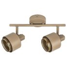 Rábalux 3548 Fedora beltéri spotlámpa, világos barna, E14, 2x40W